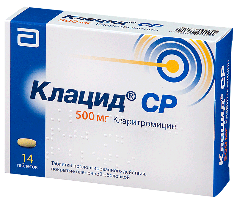 Клацид: состав, действие, показания, побочные эффекты и инструкция