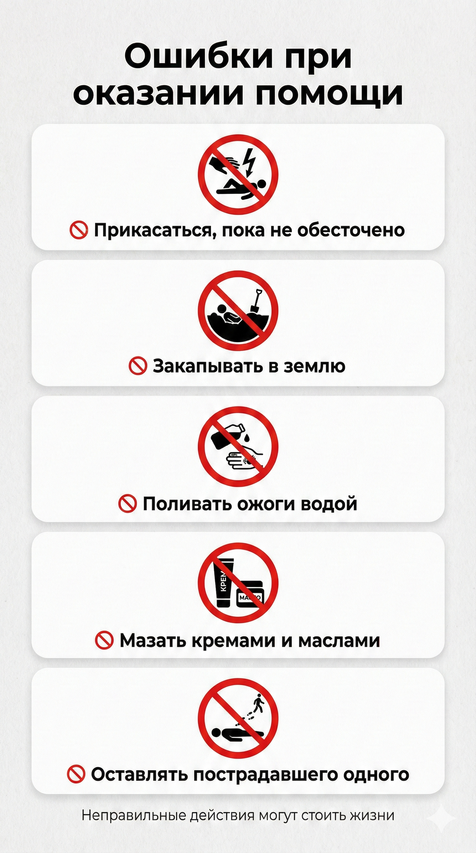как нельзя действовать при спасении человека от удара током