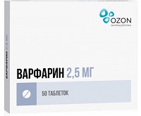 варфарин озон